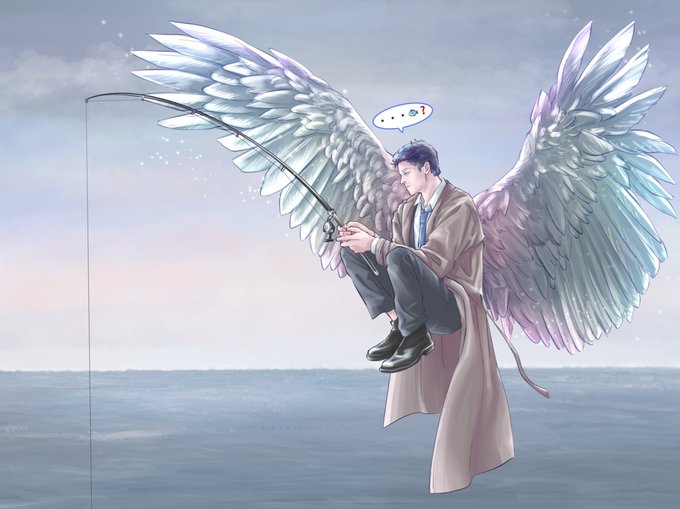 Castiel before his descent to the Underworld by zerda-vulpes Supernatural, Casti