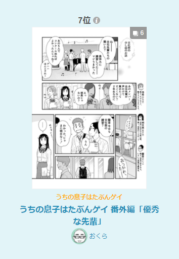 この回はpixiv漫画デイリーランキング27位、女子に人気ランキングで7位にランクインしました。ありがとうございます! 