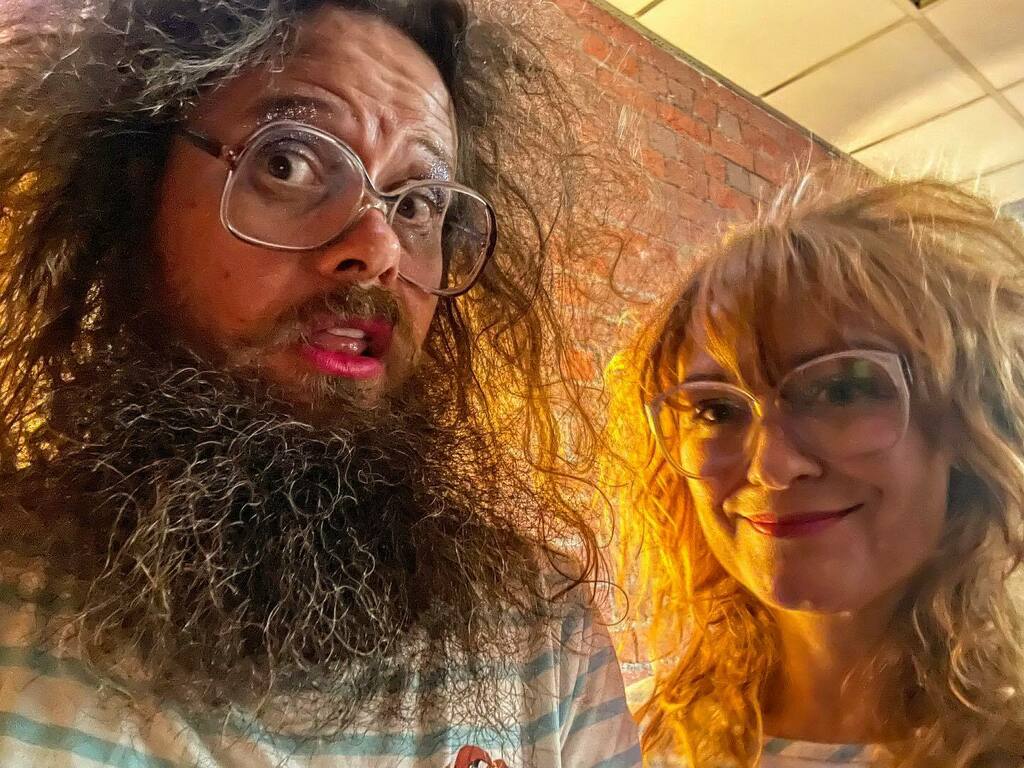 davidtieck's tweet photo. Back stage Dickheads means Dickheads are BACK! @limbo_comedy #twolittledheads #comedy #melbourne https://t.co/YkHccRS6us https://t.co/A9oID95Y6N