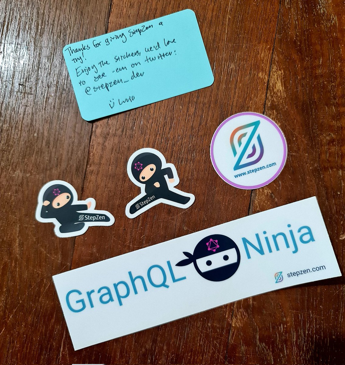 RutamHere's tweet photo. Another handwritten note and I am absolutely delighted. All thanks to @stepzen_dev for the letter and for such a great product #StepZen.
#OpenSource #Hacktoberfest2021 #GraphQL https://t.co/Zo3N7lh32k