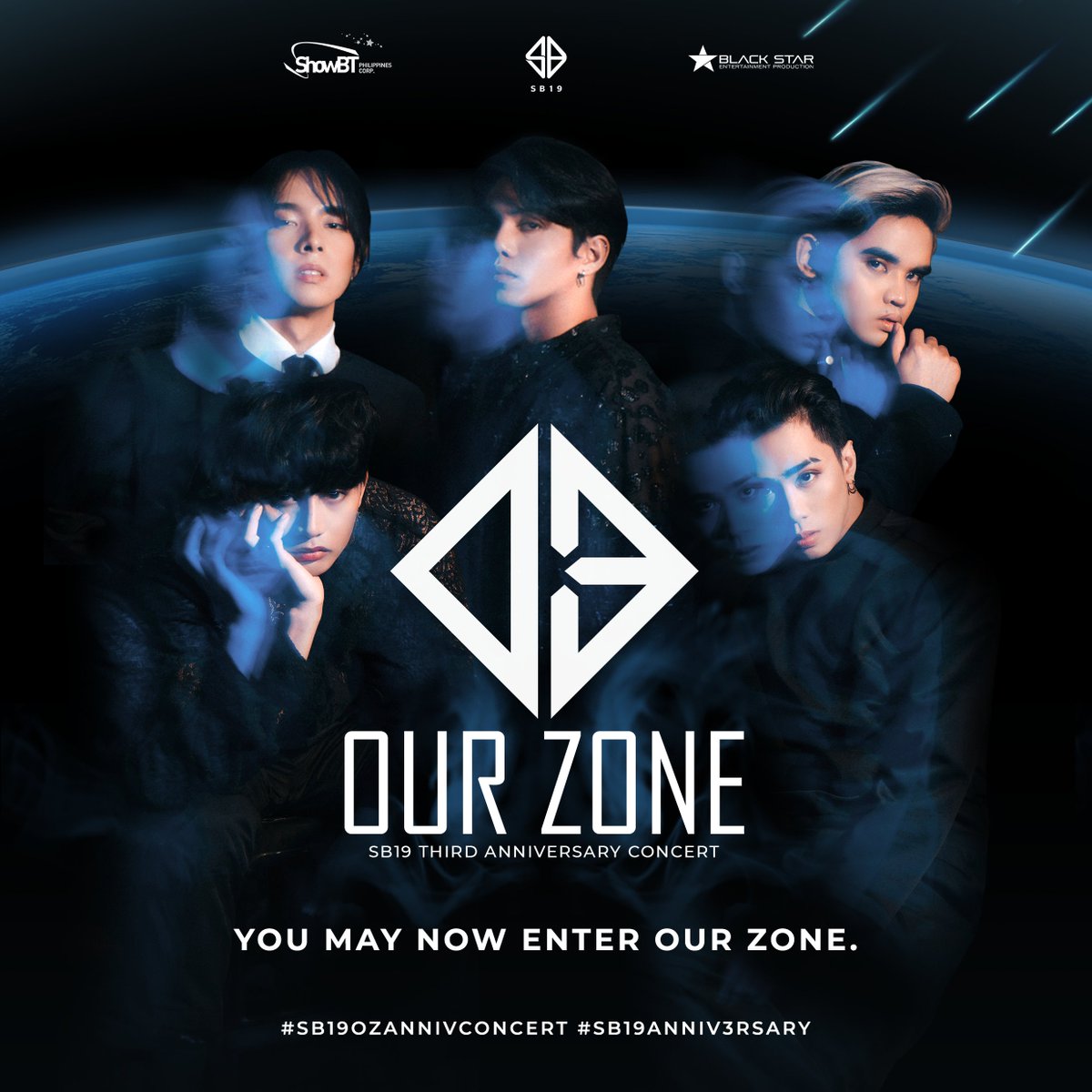 SB19Official's tweet photo. We are LIVE! Welcome to Day 1 of Our Zone. 💙

TARA SA ARANETA A'TIN
#SB19OZAnnivConcert #SB19Anniv3rsary https://t.co/A5MnI5dcIl
