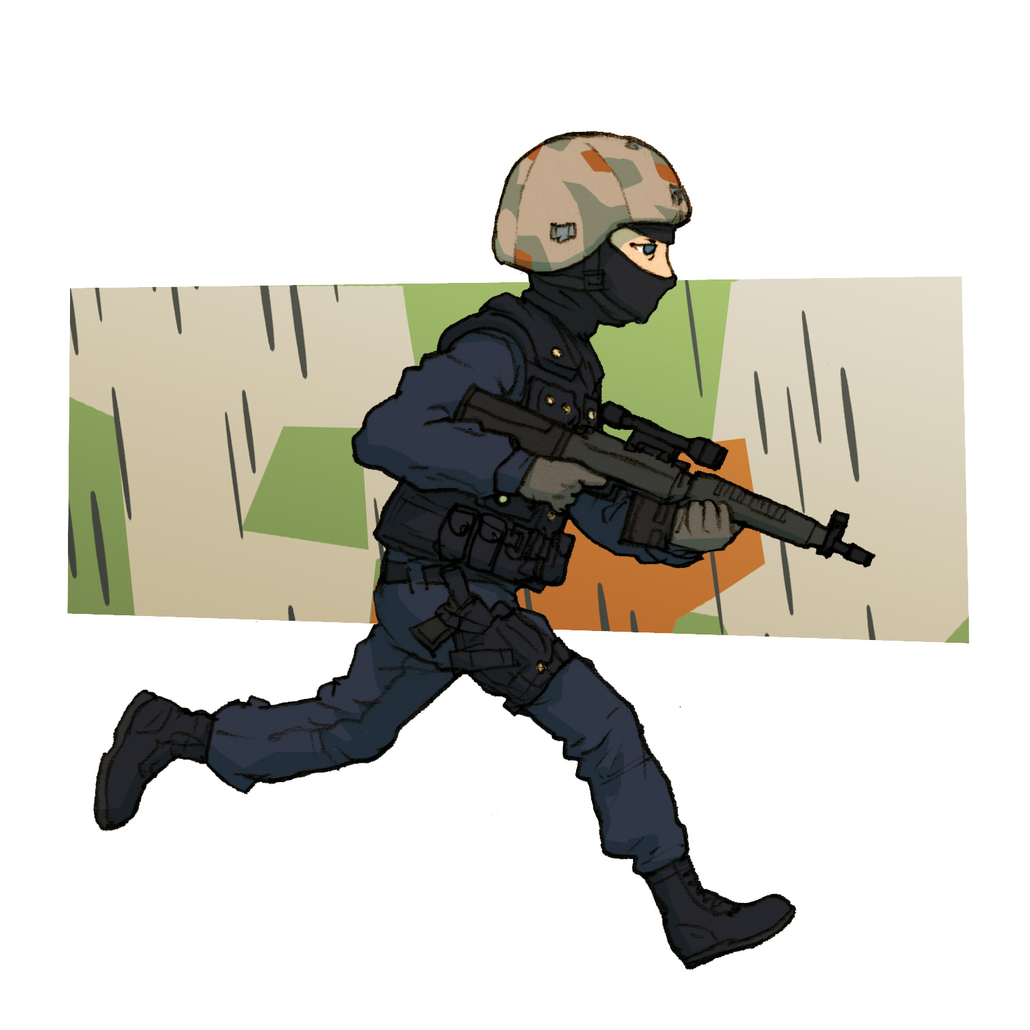 Nft ドイツ対テロ特殊部隊 Gsg9 German Soldier Gsg9 イラスト Illust ミリタリー 迷彩 誰かに刺さればそれでいい 特殊部隊 ドイツ T Co Gkrvqoifpc Twitter
