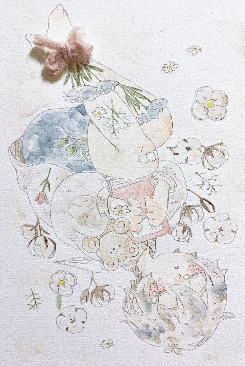 #アナログ作家フェス
#アナログ作家フェス_水彩 
少し切ないを描いてます 
