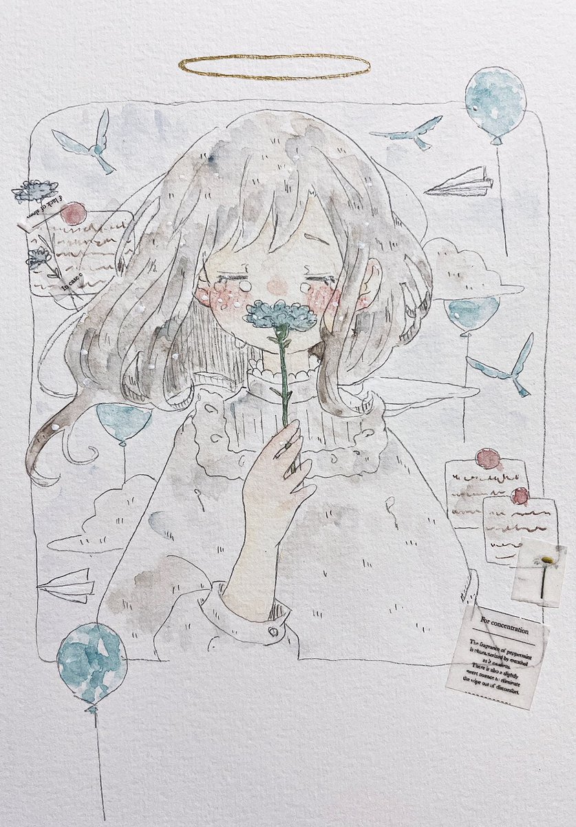 #アナログ作家フェス
#アナログ作家フェス_水彩 
少し切ないを描いてます 