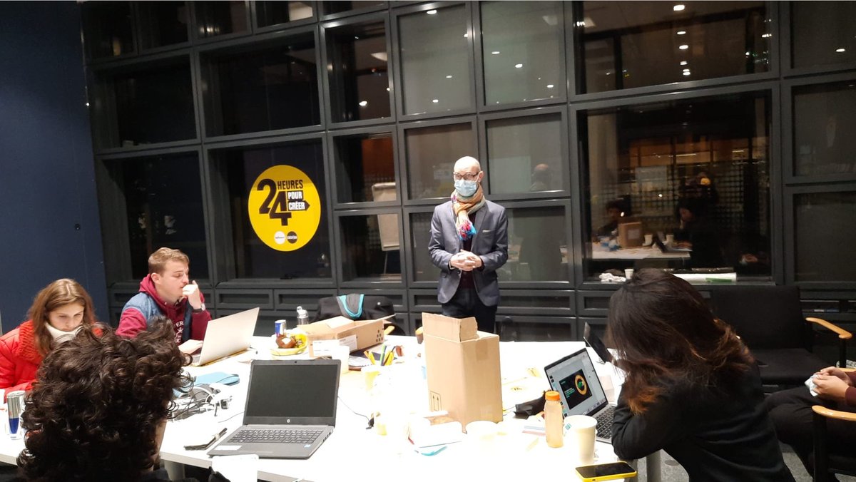 60 jeunes ont eu 24h non-stop pour créer, pour relever le défi d'élaborer et de présenter un projet de création pour révéler l'#entrepreneur qui sommeille en eux. #24hpourcreer <a href="/BpifranceCrea/">Bpifrance Création</a>