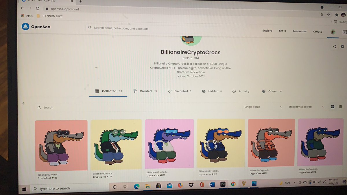 BlnrCryptoCrocs's tweet photo. @MrsMarlaa Check me out ! Link in bio ! https://t.co/8VYFZ7fpZ1