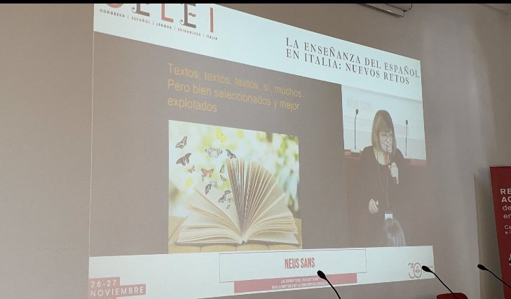 “Conclusión: textos, textos, muchos textos… pero bien seleccionados y mejor explotados”, Neus Sans <a href="/difusion_ele/">Difusión Editorial</a> #CELEI