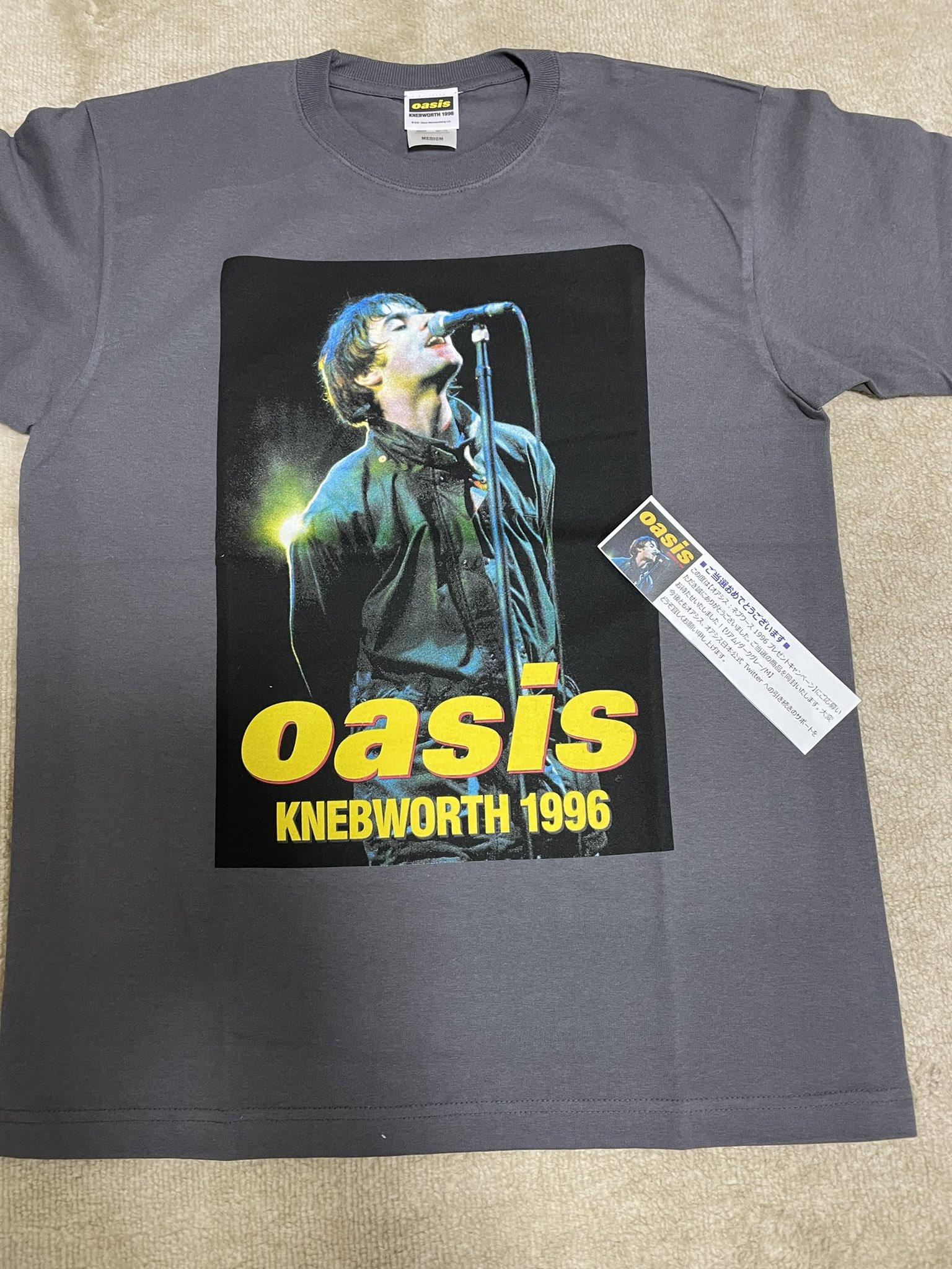 オアシス ネブワース Tシャツ oasis リアム ノエル