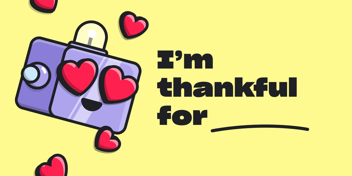 GM! We want to know who you’re thankful for <3 

This is your chance to win Robopet #4375

To enter:
💜 Tag the person you’re grateful for
💛 RT
💚 Follow <a href="/robotosNFT/">Robotos</a> 

We’ll draw a winner on Sunday @ 10 AM PT