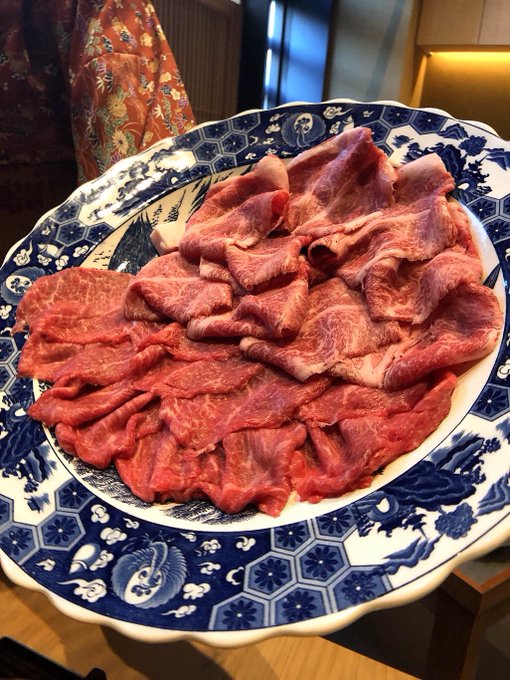 決起集会のすき焼き 