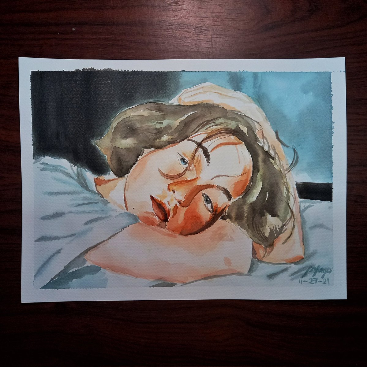 CARLOOOOO_96's tweet photo. Forgot to share here in Twitter hehe

I'm back painting again hehe. Reference is from Pinterest again.

#art #artph #filipinoart #intuitiveartist #uncommonart #creativehabit #mindfulcoloring #artscloud #surelysimpleart #createdtocreate #artistatwork #watercolor https://t.co/oO814i0TJw