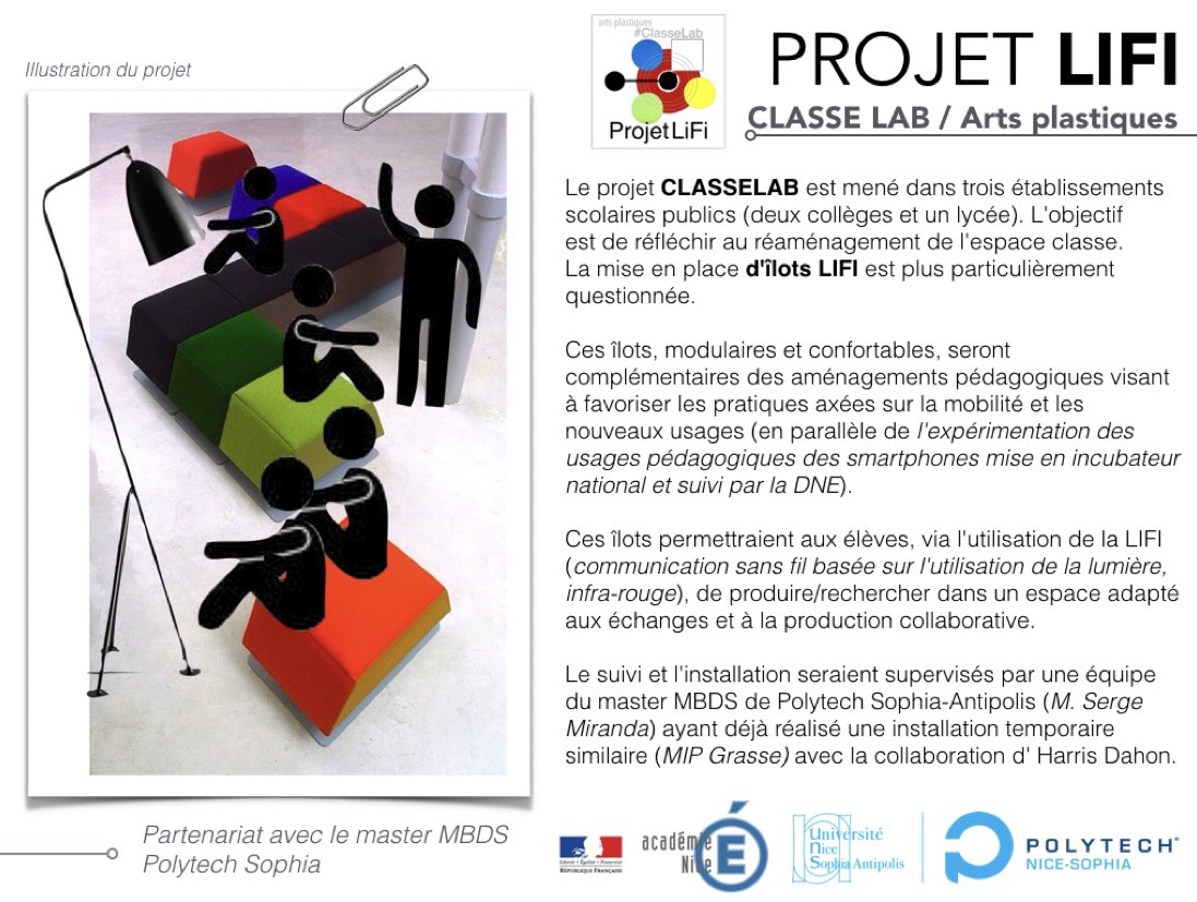 SICARTB's tweet photo. @educatectice Coup de ❤️ partagé avec @davidcohenartpl quant à @oledcomm #Lifi. Ça me rappelle notre expérimentation #ClasseLab sur @AcademieNice avec @JR_Arts_06 @cbf0683 @DANE_acNice @CardieNice @SergeM06 et le projet d’#IlotsLifi. Inspirant ? #GREID #Artsplastiques @AcCreteil https://t.co/QNzZoIk2iK