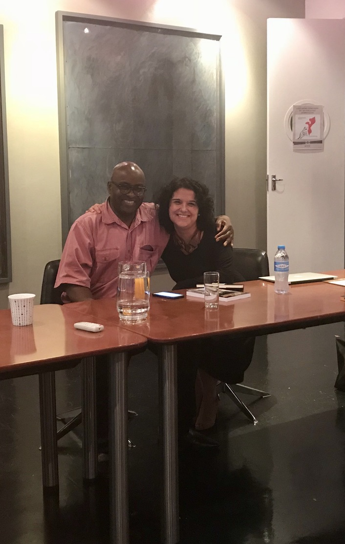 4 ago, thanks to dear <a href="/joelquirk/">Joel Quirk (account inactive)</a> I had the joy of presenting my book Reparations for Slavery at <a href="/WitsWiSER/">WiSER</a> in Jozi, SA. in the pictures below we are along with dear Achille Mbembe and Victoria Collis-Buthelezi. I can't believe how much I traveled abroad that year #twitterstorians