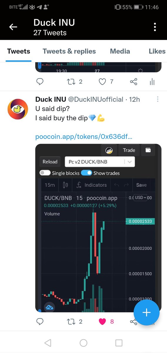 DuckINUofficial's tweet photo. Remember when I yesterday said buy the dip?✌️
Don't miss this one💎
Coingecko very soon👇

#duck_inu #metavers #staking #SAFEMOON
#Bitcoin https://t.co/GxzefegofB