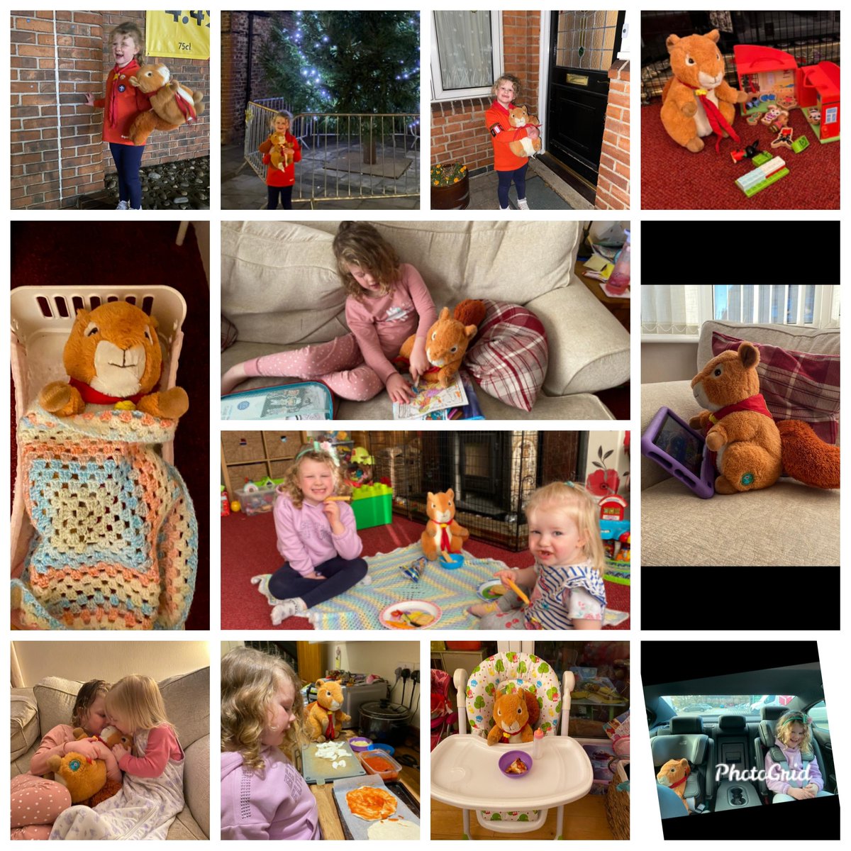 Nutkin_2ndAcomb's tweet photo. I had a lovely week with our quietest Squirrel last week. She's growing in confidence and getting braver. I really enjoyed seeing the Christmas tree and playing this week. Mu bed was so comfy. 🧡 https://t.co/Evxa5EkwNP