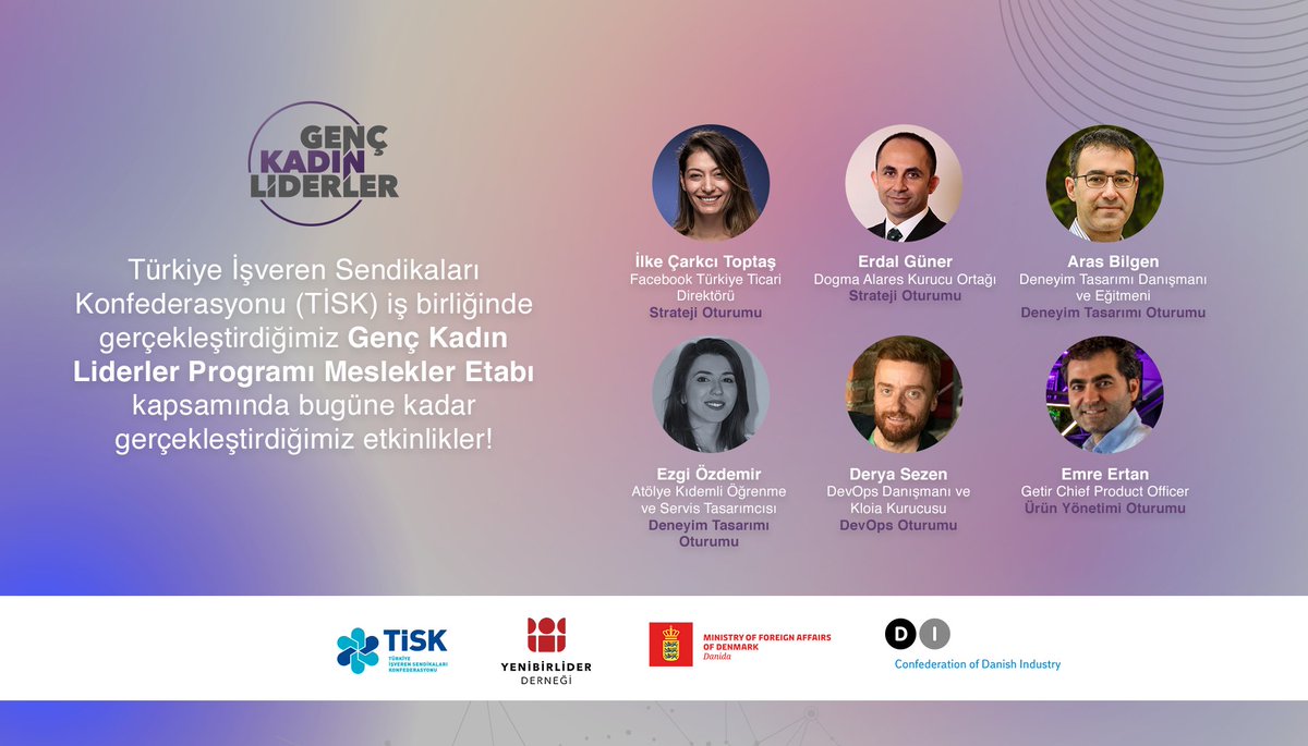YenibirliderD's tweet photo. Türkiye İşveren Sendikaları Konfederasyonu @Tisk_kurumsal iş birliğinde gerçekleştirdiğimiz Genç Kadın Liderler Programı'nın Meslekler Etabı ve İlham Veren Kadın Liderler Serisi'nde eğitim veren ve gençlerle bir araya gelen tüm konuşmacılara çok teşekkür ederiz! https://t.co/GnoG62lEt2