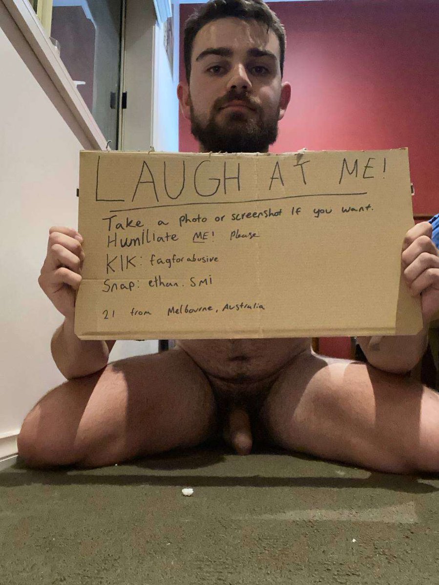 ethansubb's tweet photo. please expose and spread my faggot ass everywhere! #exposedfags #exposedfag #faggot #exposure #exhibitionistguys #telegramfag https://t.co/g2r0q23L3h