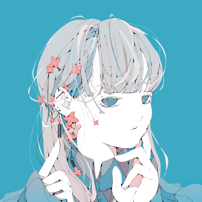 ハーフアップ・カランコエ。 
