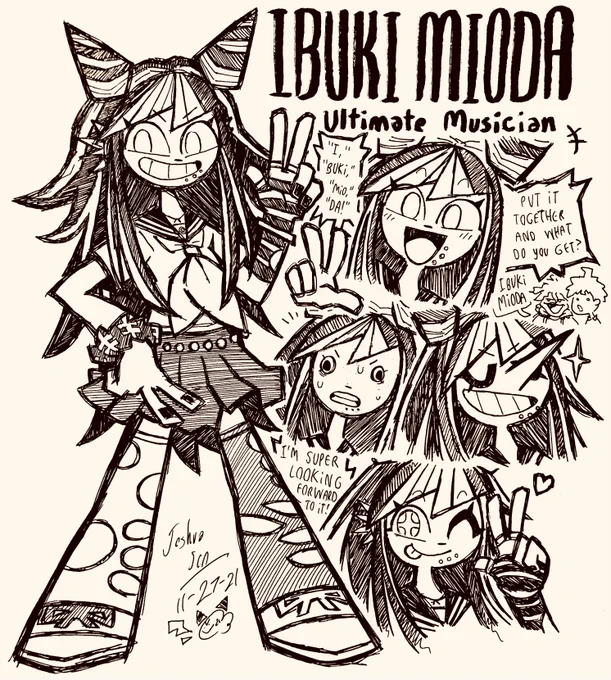 Ibuki Mioda Doodles
#danganronpa #ibukimioda 