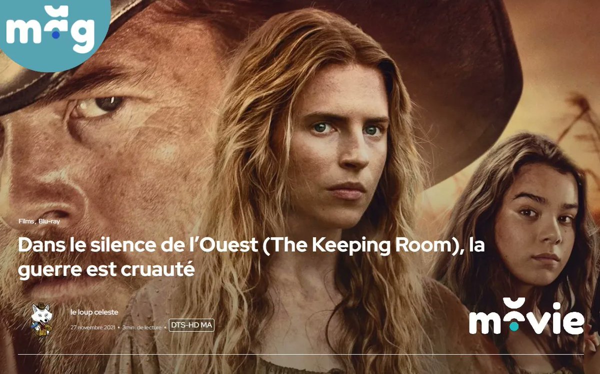 MaGMovieandGame's tweet photo. [TEST BD] #DanslesilencedelOuest (#TheKeepingRoom) 🔥🤠, la guerre est cruauté 💿 #Bluray @CondorFilm

L'article sur MaG ➡️ https://t.co/iAZGsFzT7N https://t.co/zWUD1jbOZw