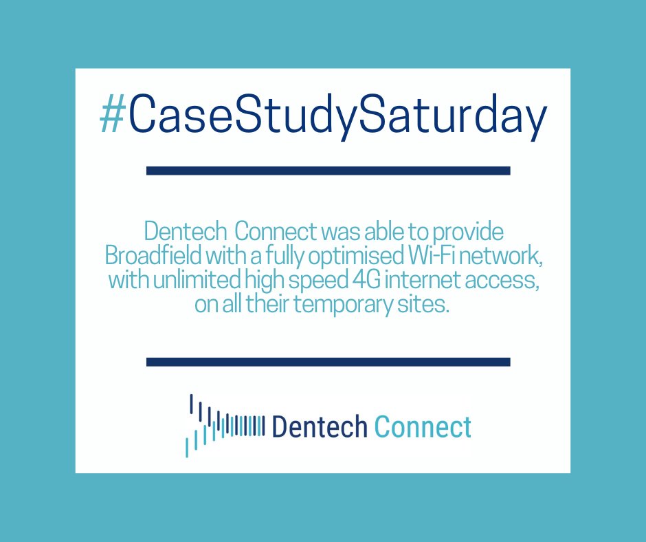 Today we are looking back to when we supplied temporary high-speed internet connection to Broadfield Project Management. 

Read the full case study here: 

ow.ly/Or5W50GRJZW

#Broadband #Connectivity #4G #WIFI #IT