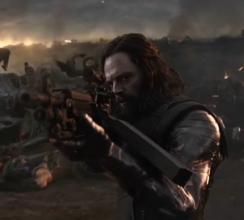 dailymcubucky's tweet photo. bucky really tied his hair in the midst of the final battle https://t.co/GWS9PM5y1E