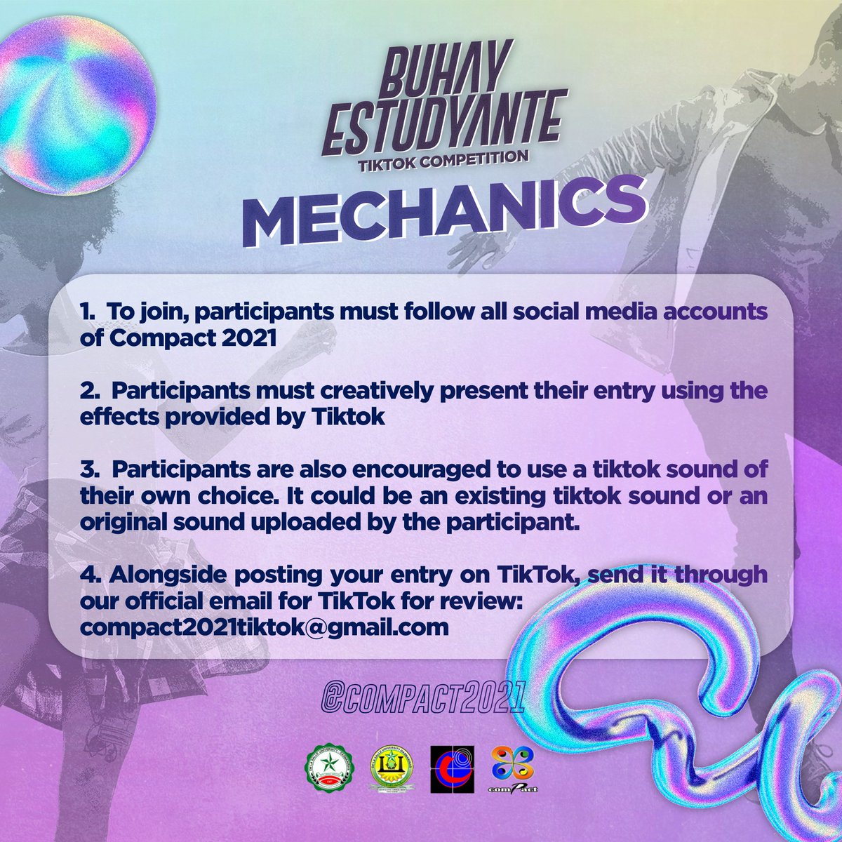 COMPACT2022's tweet photo. Calling all CJD STUDENTS! Put your creativity to the test as you share with us your own take in the Buhay Estudyante Challenge in the New Normal. 🎨💃
It's your time to shine, COMBROADkadas! ✨🌟
#COMPACT2021
#COMPACTBuhayEstudyante
#SaliNaKayoJOURN https://t.co/wwExfaczcA