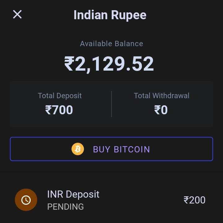 HACKFORHACKERS's tweet photo. @BelonChusk @IqrarAh45149407 @cryptoady Here I invented 700 rupees 1 month ago now it's converted 2129 rupees ... I am using coinswitch (not better app but still I earn Reason first I learn) https://t.co/zLUXkwJAWv