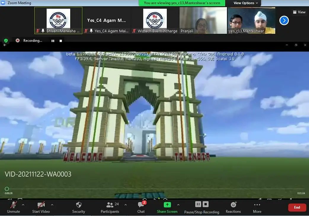DCMPresidency's tweet photo. #Glimpses #Minecraft #Day2 #Wiztech #edutech #Technoedu #carnival #technology #EduFest #DCMP #DCMYES #DCMSchools #Judgement #Events #schools #TechFest #Coding https://t.co/LHNX6IQbfe