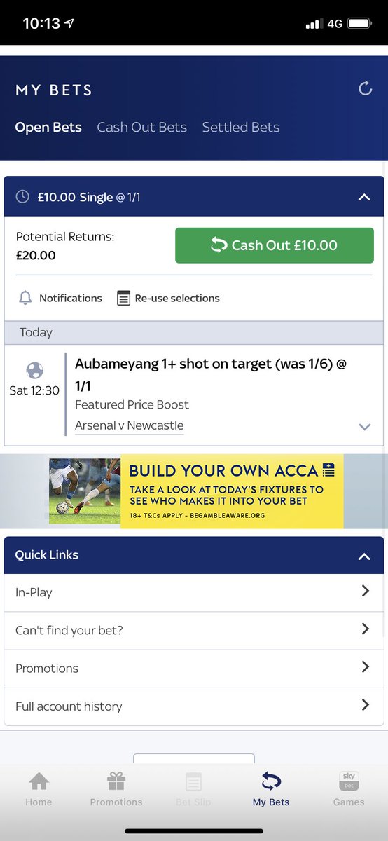 Morning chaps, we are back from are hiatus. Too many L’s have lead too an empty bank account. In Auba we intrust my life savings in an attempt claw some money back for more bets. Just hit the target big man🎯