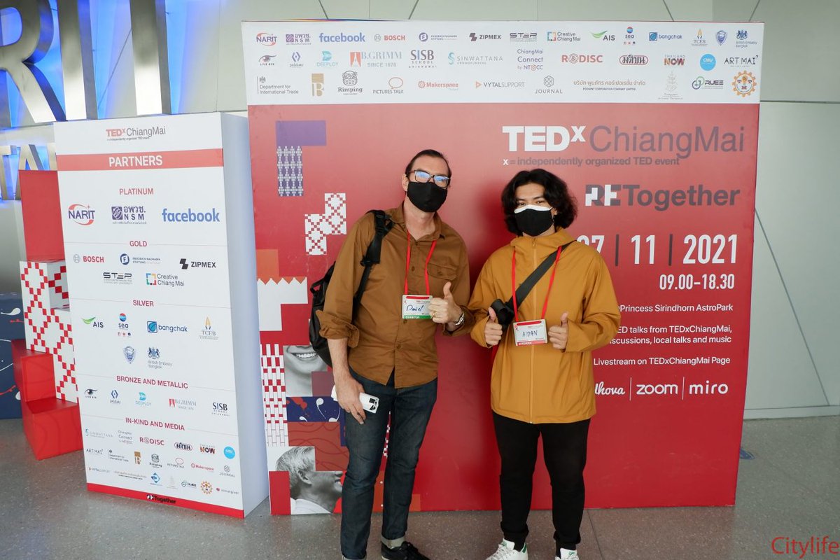 GarODonnell's tweet photo. At #TEDx #Chiangmai where focus is all on #sustainabledevelopment #SDG #SDGs @TEDxChiangMai https://t.co/3noVBd0JNf