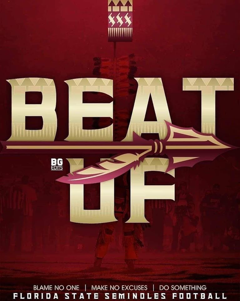 FSUKXAZ's tweet photo. Wake up Noles! It’s GameDay! Beat the Gators! #RivalryWeek #HateWeek #FSU #Noles #GoNoles #FearTheSpear #FSUFootball #FSUvsUF #FSUvsFU #BeatFlorida #GatorsSuck #UFSucks #ItSucksToBeAFloridaGator #HateAGate https://t.co/JB4JnVUA7n