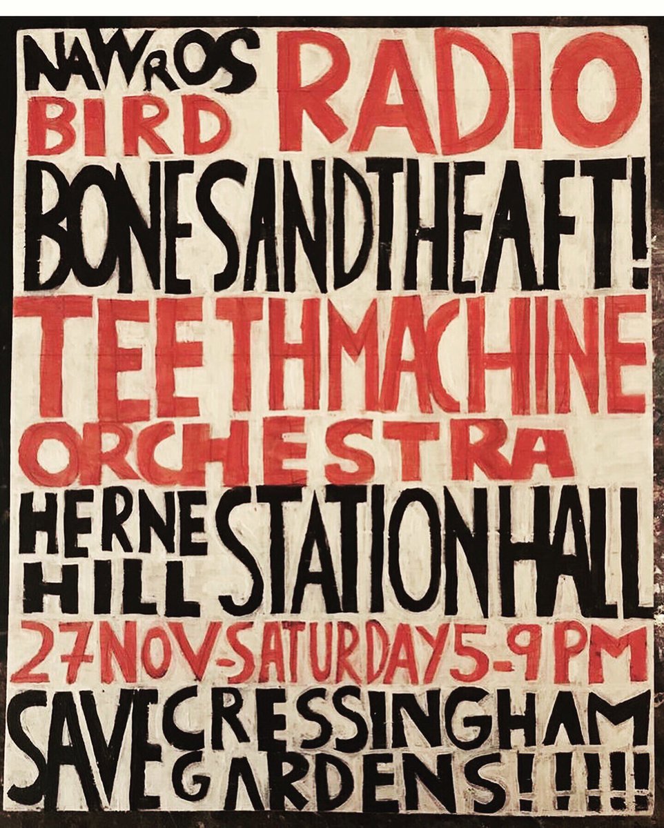 Today 5pm at Herne Hill Station Hall (above Herne Hill Station). I’ll be evoking Jack in the Green in an effort to help save the Cressingham Garden’s Estate and its community from being torn down by Lambeth Council. Loads of live music! Come and join us!