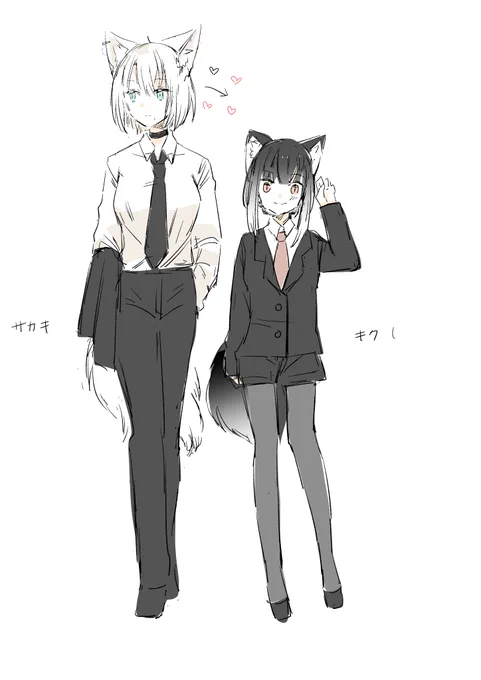 幼馴染片想いカップルのススメ🐺🐺

#創作百合 