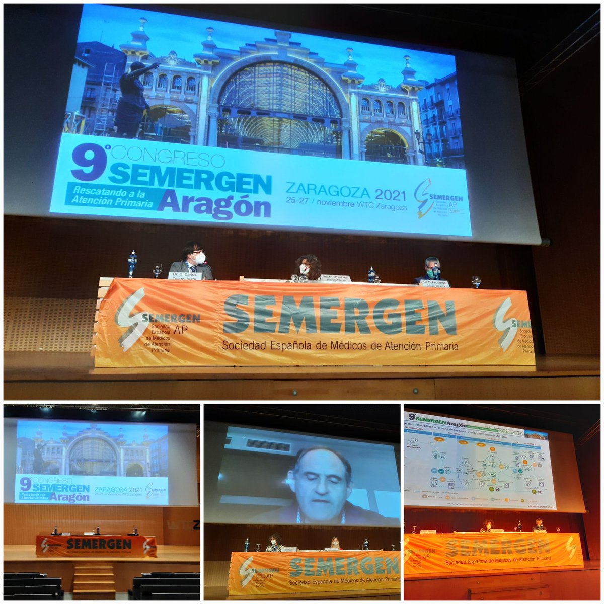 Felicidades SEMERGEN Aragón excelente Congreso éxito de inscripciones éxito tremendo en actividades científicas
