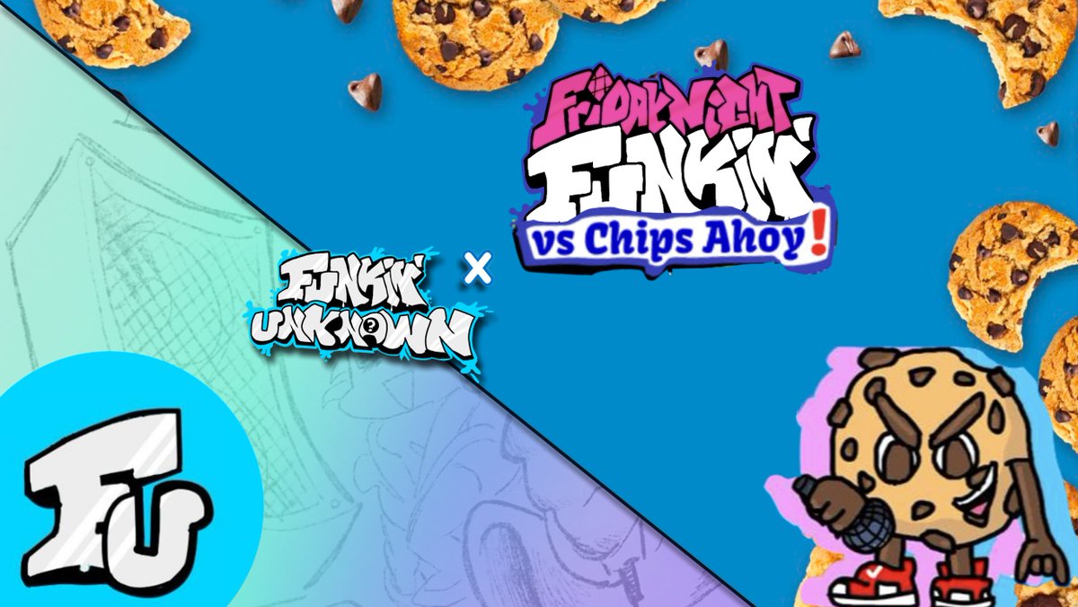 FnfUnknown's tweet photo. Wait, DONT SKIP! Get ready for the sussiest of mods with the Chips Ahoy cookies!
Mod Submitted by ziyaduddin100#4086

#FNFunknown #Funknown #FNF https://t.co/JyeobBRJFK