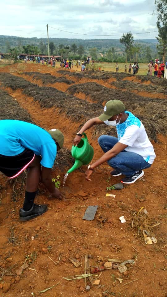 rckigali's tweet photo. 🌱"The true meaning of life is to plant trees, under whose shade you do not expect to sit". - Nelson Henderson
We are planting trees today so that people of @BugeseraDistr can find a shade to sit under tomorrow. @WVRwanda
#PlantWithRotary, #ServetoChangeLives https://t.co/zvVQEodAmG