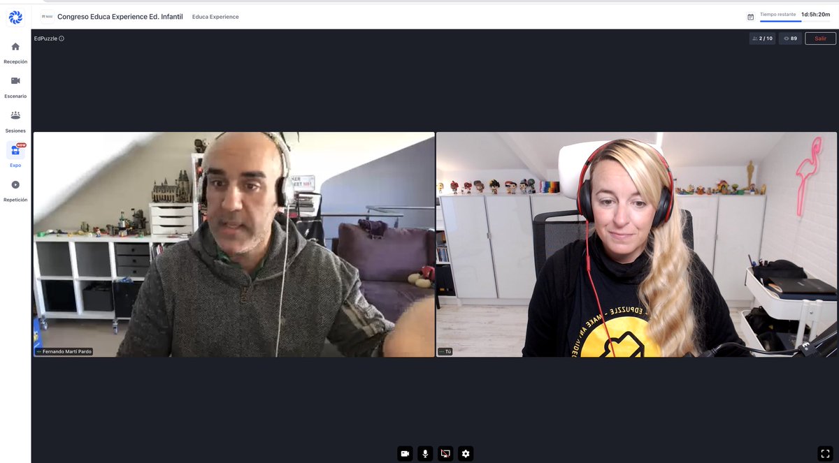 edpuzzle_es's tweet photo. Hoy en @EducaExperience nos acompañan @rosaliarte y @fernando_marti7 explicando sobre el uso de Edpuzzle e ideas de uso en Educación Infantil
#educaexperience #flipped https://t.co/6H9o66wgnB