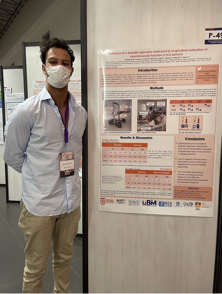 Djahid Kennouche (@djahidkennouche) on Twitter photo Perfect ending to close this beautiful <a href="/SMyologie/">SFMyologie</a> 🧬 congress!
Proud to represent <a href="/LIBM_lab/">LIBM</a> & <a href="/Univ_St_Etienne/">Université Jean Monnet Saint-Étienne</a> with this award🏆!
Huge thanks to <a href="/kinesiologui/">Guillaume Millet</a>, <a href="/GondINMG/">Julien Gondin</a> @ThomasLapole & Jérome Morel for their valuable help and their involvement on my projects🙏🏽
Go for next step📝 Perfect ending to close this beautiful <a href="/SMyologie/">SFMyologie</a> 🧬 congress!
Proud to represent <a href="/LIBM_lab/">LIBM</a> & <a href="/Univ_St_Etienne/">Université Jean Monnet Saint-Étienne</a> with this award🏆!
Huge thanks to <a href="/kinesiologui/">Guillaume Millet</a>, <a href="/GondINMG/">Julien Gondin</a> @ThomasLapole & Jérome Morel for their valuable help and their involvement on my projects🙏🏽
Go for next step📝