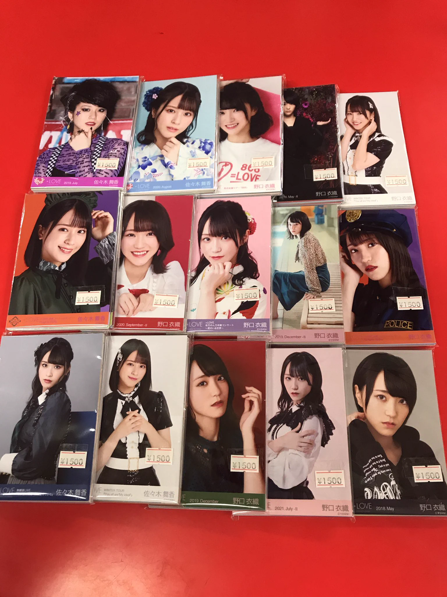 L*r様 イコラブ　野口衣織 生写真 3枚セット TRIO DX（AKIBAカルチャーズZONE 6階店） on X: 
