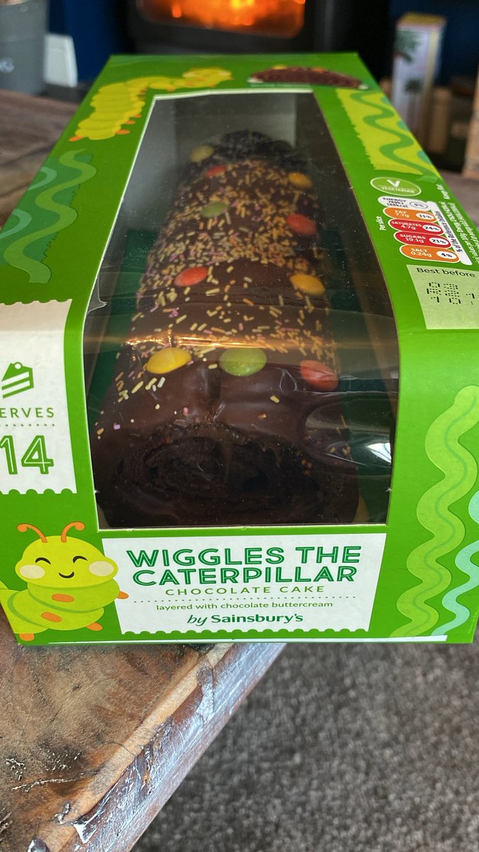 eiderdownie's tweet photo. Why has my Wiggles the Caterpillar not got a face ? @sainsburys so disappointed https://t.co/bkDa8T9Ghl