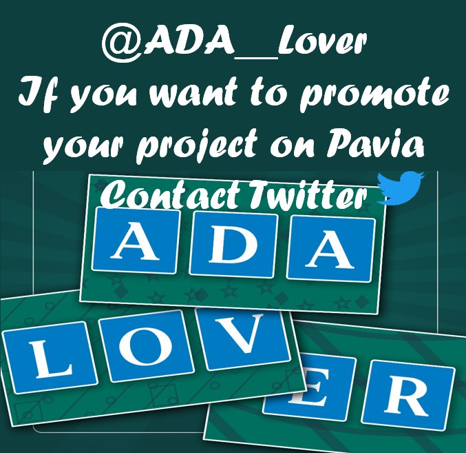 ADA__Lover's tweet photo. To celebrate @Pavia_io 2nd sale
Advertising event🔥
I will promote your #CNFT Project for 24Hr
on my 45 Estates

Rules to enter:
✔️like &amp; RT
✔️Comments your image
✔️Follow @ADA__Lover
 
It will be announced after 24hr

#CNFTs #CNFTCommunity #Cardano https://t.co/X6mRyJPYk6
