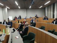 ICT_Leaders's tweet photo. #CIO ilta https://t.co/aCMwnoRDej järjestettiin hybridimallilla, paikalla olijat olivat ajan hengen mukaisesti maskit päässä ja väljästi. Kulimme hyvin mielenkiintoiset puheenvuorot muutosmatkoista &amp; digitalisaatiosta. #ILF #HyvääITJohtamista   #MerkityksellisiäKohtaamisia https://t.co/6EVd3jibLI