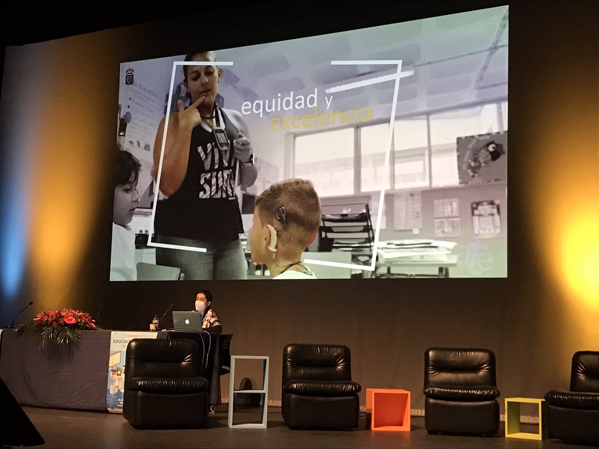 Maravillosa <a href="/amyenclave/">Amaya Padilla</a> en el Congreso de Educación Digital en Canarias. Comprometida siempre con la enseñanza inclusiva. Gracias 🙏🏼 
#canariaseducacion2021