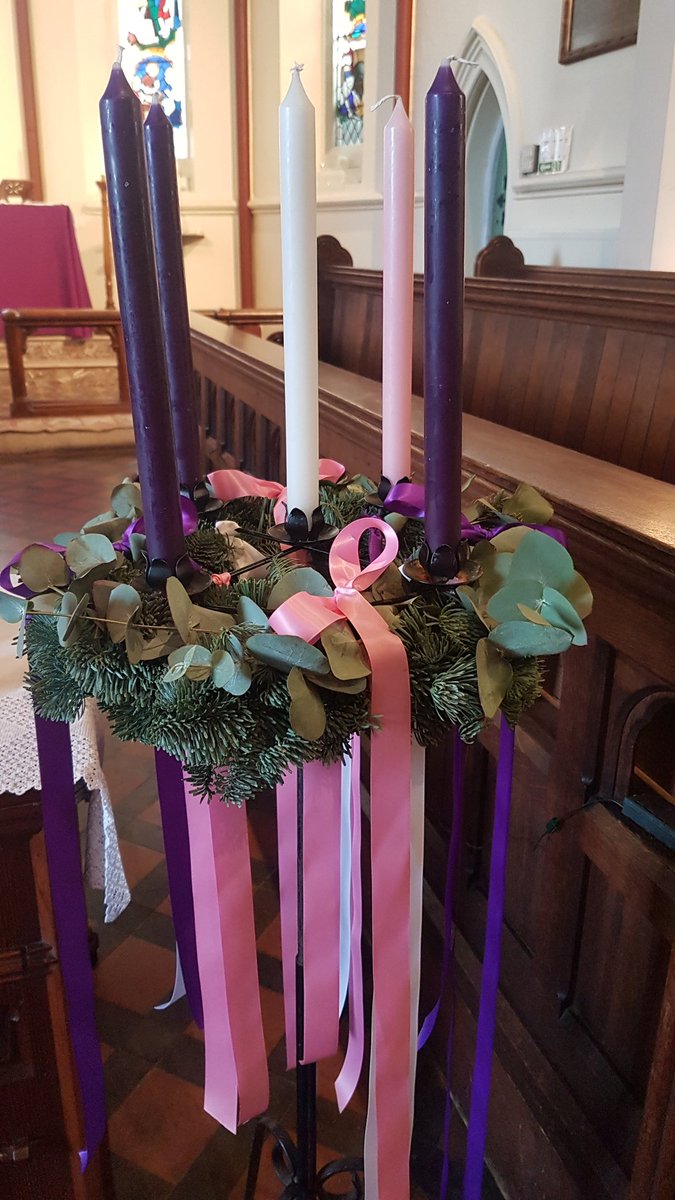 HTchurchTW2's tweet photo. The advent wreath is made and we are all ready fir our Service tomorrow at 10am do come and join us, Sunday School is also on. https://t.co/c2ETpde6pK