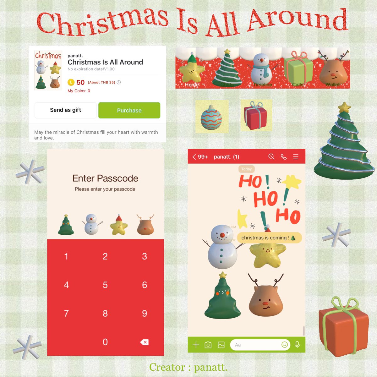 tuesdayin4pril's tweet photo. ⋆｡˚ ⋆pls kindly rt ⋆｡˚ ⋆
🎄🦌🧣ธีมไลน์คริสมาสต์มาแน้ว! 50c only
🎅🏻🥛🍪 รีทวิตนี้สุ่มแจก 1 คนนะคั้บ

ฝากน้อนๆด้วยนะค้า⛄[Christmas Is All Around]
https://t.co/1ZMfAc7AgK https://t.co/xrZseZJAR9