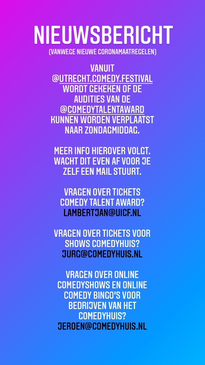 Comedyhuis tweet media