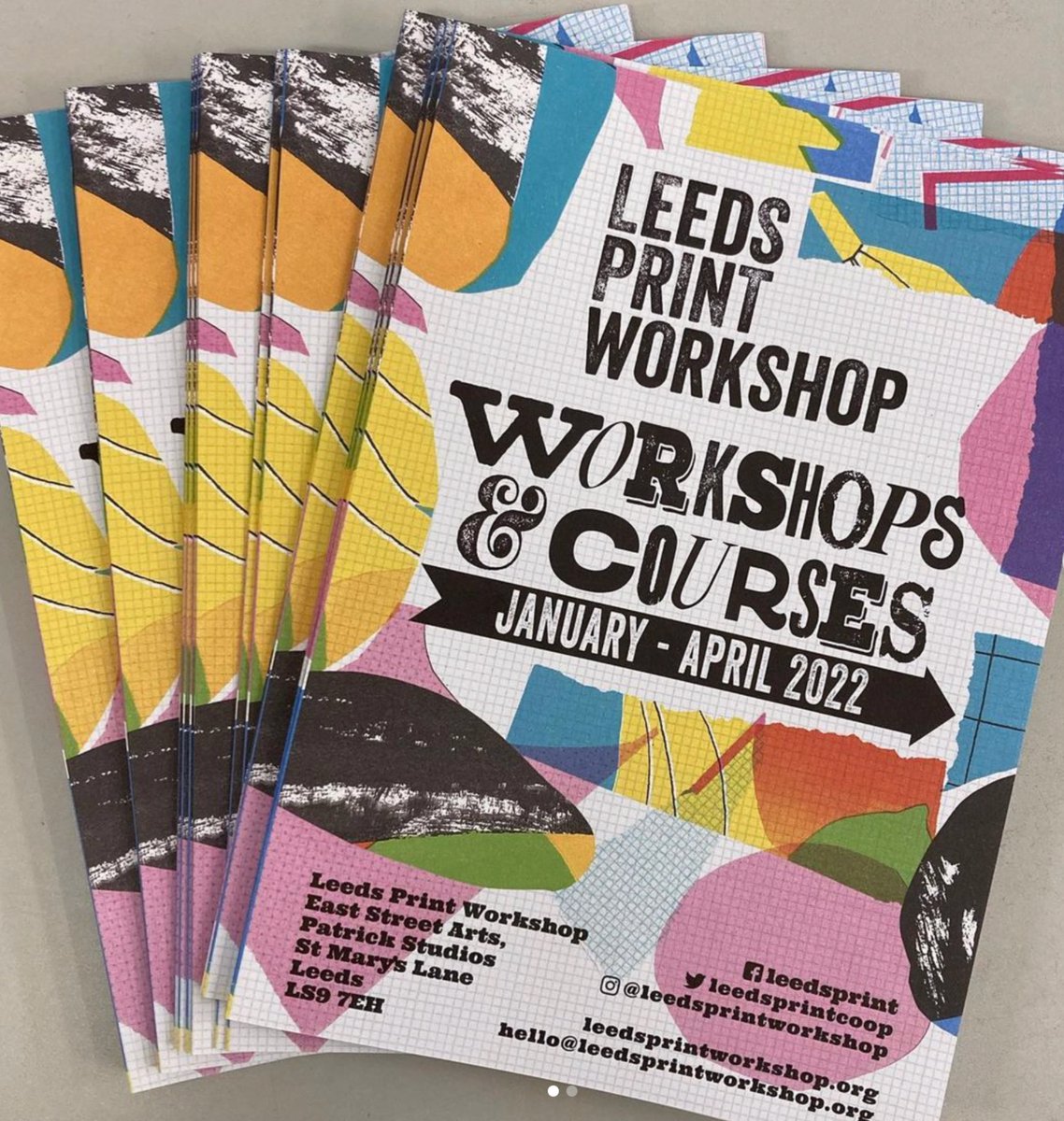 leedsprintcoop's tweet photo. Our full programme of workshops &amp; courses for Jan-Apr 2022 are available on our website. Booking a creative course for someone can make a great Xmas present &amp; we're also able to provide gift vouchers! https://t.co/sXijnnEePA #creativechristmas #printmakingcourses @EastStreetArts https://t.co/dOUH1rHiNP