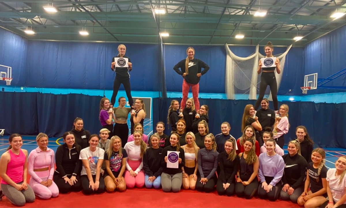 CSU_Cheer's tweet photo. CSU would like to thank @StirAlumni 
for awarding us the #StirlingFund to cover funding for some new equipment! We can’t wait to share this with you all!🤩 https://t.co/9Bfs0nDHsm