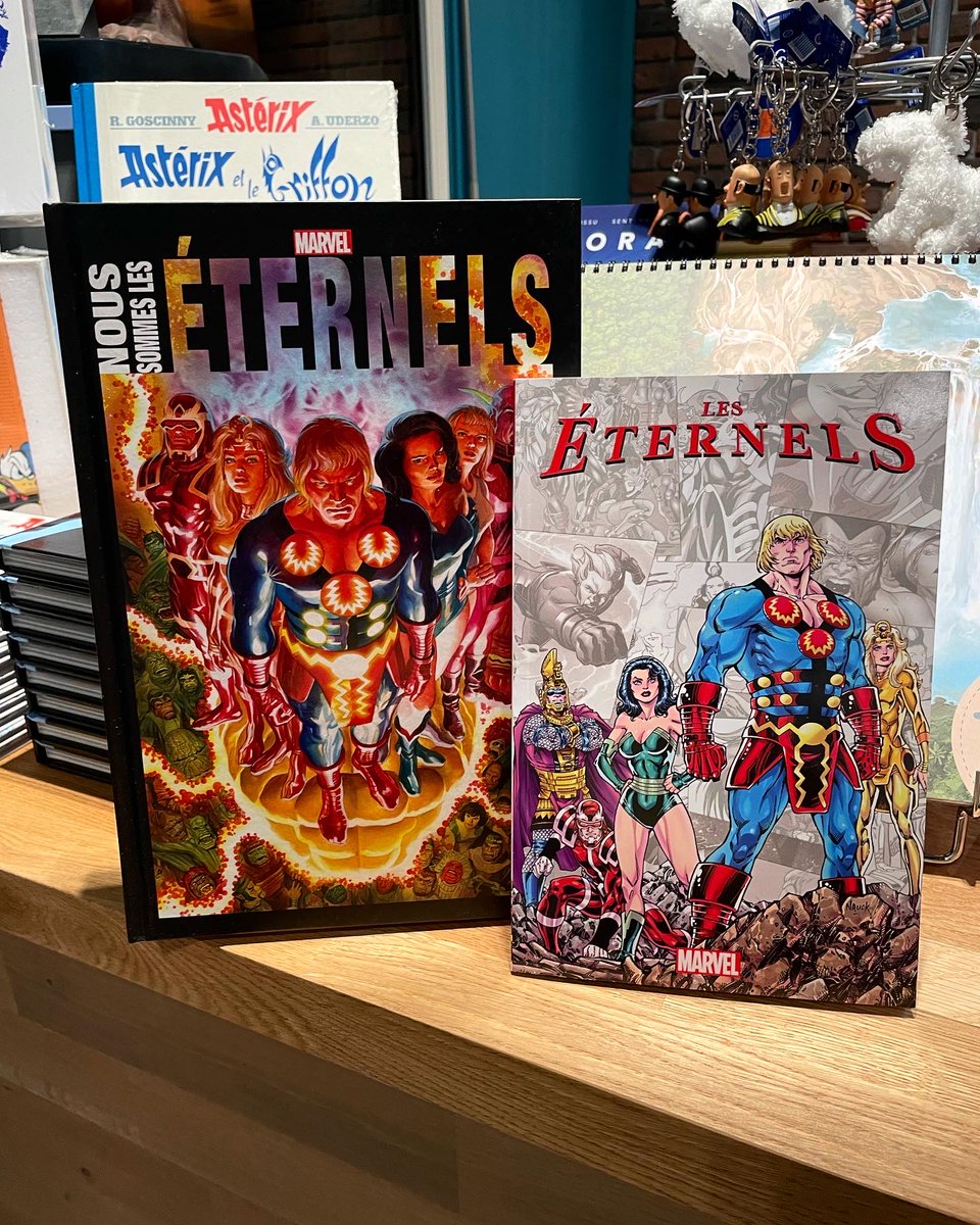 9artLibrairie's tweet photo. BOOM! 💥

La sortie du dernier film @marvel « Eternels » est une excellente occasion de découvrir les comics éponymes.
Vous les retrouverez dans notre magasin aux côtés des DC comics et bien plus encore 🦸🏻‍♂️ https://t.co/9fraiYD15q